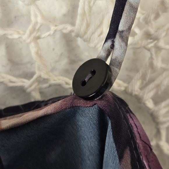 Ted Baker Cynaria Satin Floral Spaghetti Strap Cami Scallop Edge Top Size Small - Picture 8 of 11